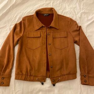 Allegra K Women’s Faux Suede Jacket